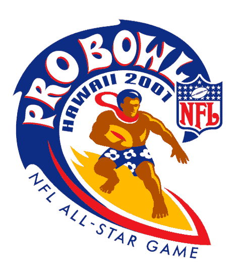 Pro Bowl 2001 Primary Logo t shirt iron on transfers
